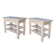 thumbnail image 3 of International Concepts Modern Wood Kitchen Island in Natural, 3 of 9