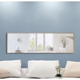 thumbnail image 3 of Metal frame Rectangle Mirror 18 inch Silver, 3 of 7