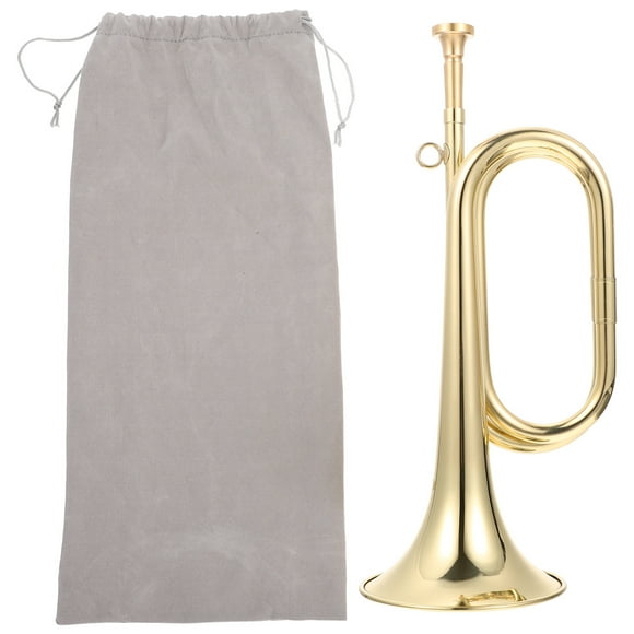 Milisten 1Set Bugle Cavalry Trumpet Brass Bugle Trumpet Beginner Trumpet for Military Orchestra