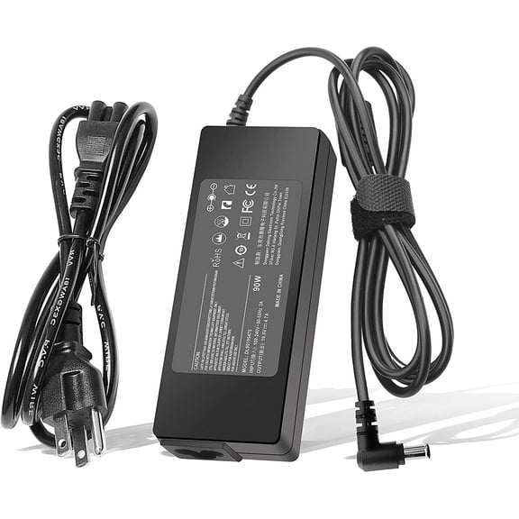 90W 19.5V 4.7A AC Adapter for S0NY VAIO VGN-CR240E VGP-AC19V10 VGP-AC19V37 PCGA-AC19V10 PCG-4121Gl PCG-61A14L VPCCW Laptop