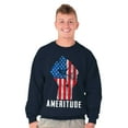 thumbnail image 4 of American Attitude Rebel Patriot Long Sleeve TShirt Men Women Brisco Brands S, 4 of 6