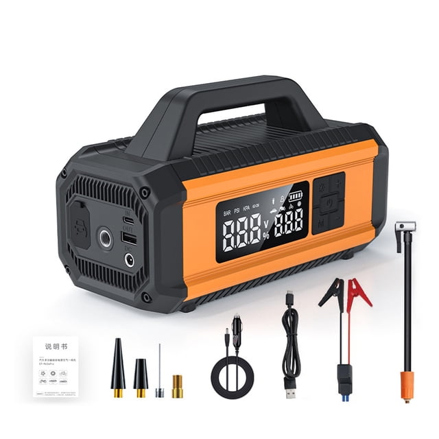 Electric Inflator,Aircompressor Portable 150psi Bank Car Bank With Jump With Aircompressor 10000mah Bank Car Inflator Pump 10000mah Car Suv Led 12v Inflatable Pump Inflator 10000mah Suv Van 12v Car