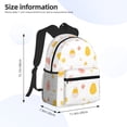 thumbnail image 4 of Fotbe Funny Chicken Lightweight Casual Laptop Backpack for Men and Women, Daily use Waterproof backpack, Backpack for College, 4 of 8