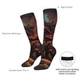 thumbnail image 4 of KLL Dark Skull King Throne Print Cool Socks Men's Women's Crew Socks Funny Crazy Novelty Stockings, 4 of 6
