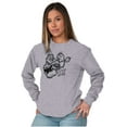 thumbnail image 3 of Popeye Sketch Old School Tattoo Style Long Sleeve TShirt Men Women Brisco Brands S, 3 of 6