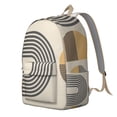 thumbnail image 2 of Colorful Retro Backpack for Women, Tribal Style Laptop Daypack with Waterproof Fabric and Adjustable Straps, 2 of 5