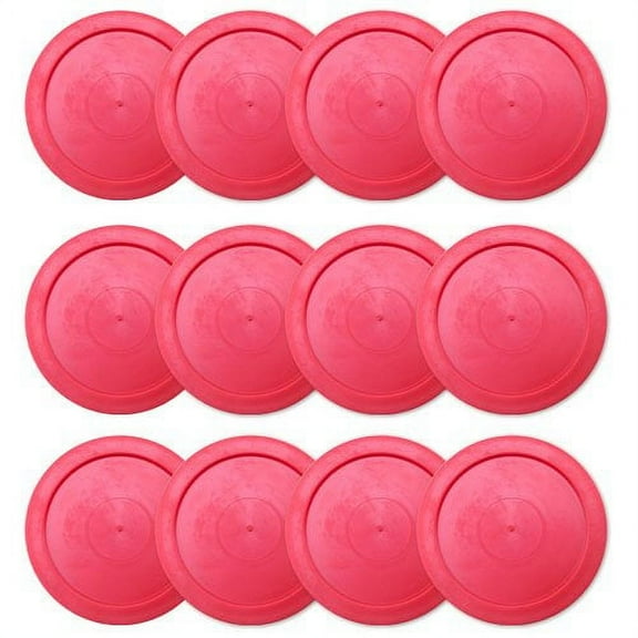 Brybelly One Dozen Air Hockey Pucks, 2.5-Inch
