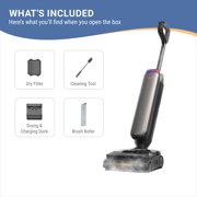 Tineco FLOOR ONE S9 Artist Steam, Cordless Steam Vacuum Mop, Wet Dry Hard Floor Cleaner, Self-Cleaning, Dual Tank