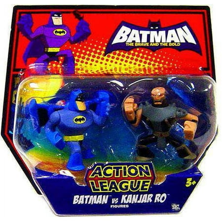 The Brave and the Bold Action League Batman Vs. Kanjar Ro Mini Figure 2-Pack