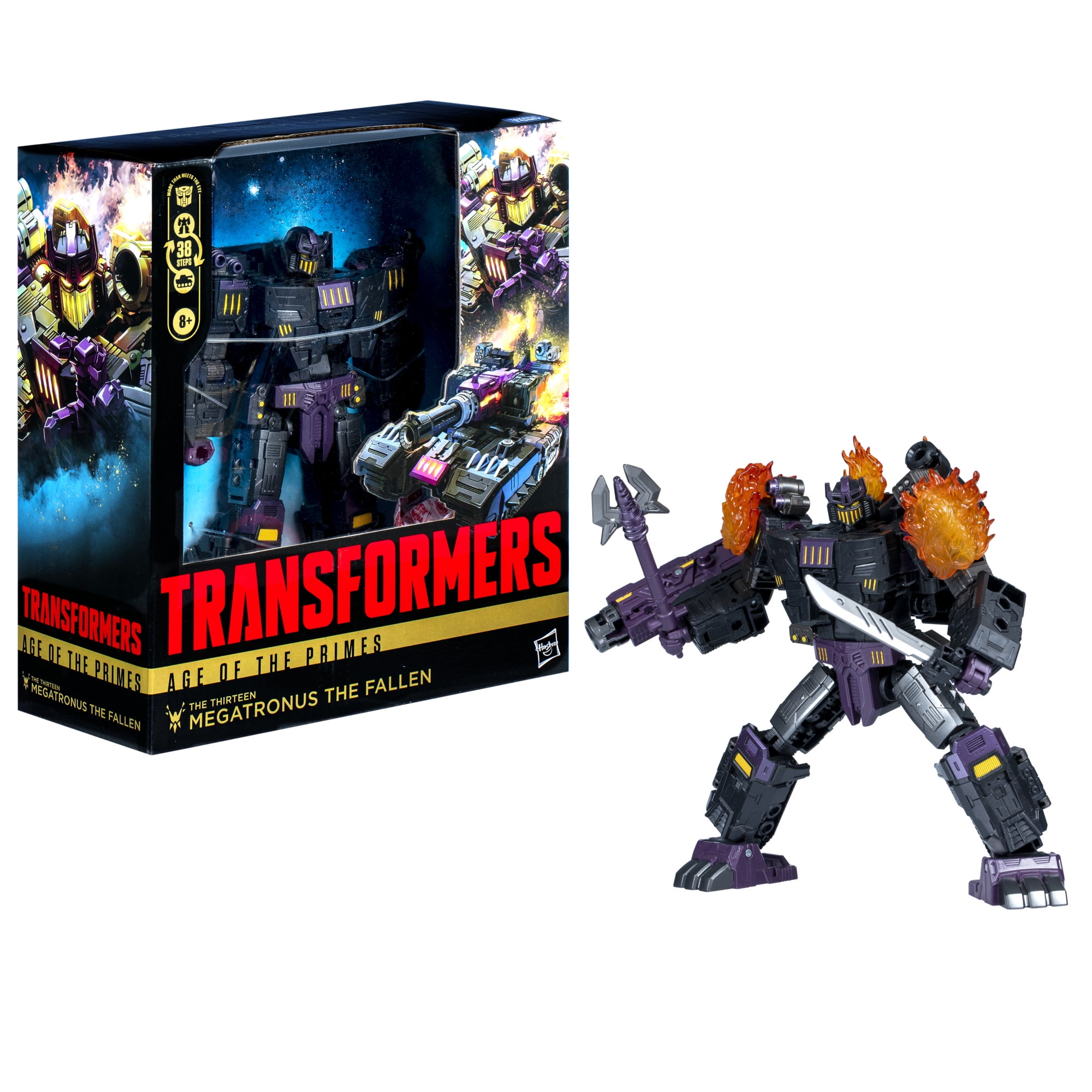 Transformers Age of the Primes Leader Class The Thirteen Megatronus the Fallen 7.5” Action Figure