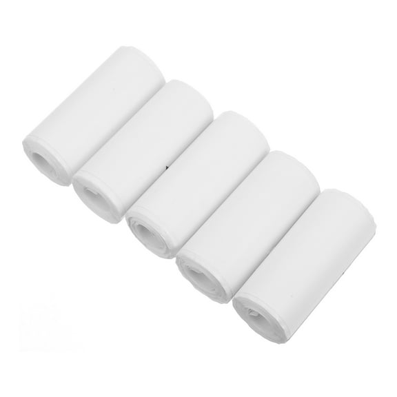 FUEENIRVA White Thermal Receipt Paper 5 Rolls Supermarket Home Office Printing