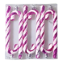 6 PCS Candy Cane Christmas Decoration, Candy Cane Ornaments Plastic Candy Cane Fake Candy Canes for Christmas Tree Wreath DIY Gift Tags