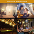 thumbnail image 3 of Fairy Lights Christmas Lights, 120 LED 8 Mode Dimmable with Remote Control, Decorative Hanging for Christmas Decorations (Colorful) 2 Pack M01, 3 of 5