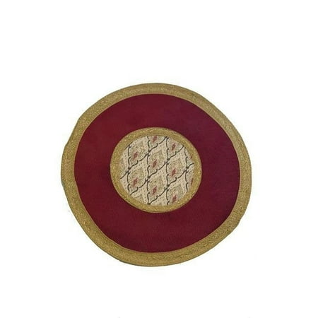 

Tapestry Trading FOU10BUR 10 in. Belgium Fouquete Table Runner Burgundy