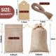 thumbnail image 2 of Bolsas de regalo Homum 100 unidades con cordón de arpillera de 10 x 15 cm, 2 of 7
