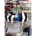 thumbnail image 5 of Outdoor Tablecloth with Umbrella Hole for Patio/Picnic/Party/Camping, Blue American Flag Waterproof Table Cloth Round Cover Washable, Vintage USA Flag Stars (Dia 54"), 5 of 9