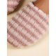 thumbnail image 4 of Women's Fashionable Striped Pattern Plush Winter Thermal Indoor Slippers, 4 of 4