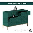 thumbnail image 5 of Mondawe Accent Storage Cabinet, Entryway Side Table with 6 Drawers, Modern Sofa Table Sideboard for Living Room Kitchen Bedroom,Green, 5 of 7