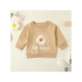 thumbnail image 2 of Qmyliery Baby Pullover, Flower/ Rainbow/ Letter Print Round Neck Long Sleeve Tops Autumn Outfit, 0-3 Years, 2 of 8
