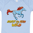 thumbnail image 4 of Inktastic Born to Run Wild- galloping horse Boys or Girls Baby Bodysuit, 4 of 5