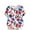 Blue a4, variant on American Flag ​Printed Tunic Tops for Women 4th of July Short Sleeve Graphic Tees Independence Day Patriotic Shirts