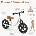 thumbnail image 3 of XJD Toddler Balance Bike for 2 Years Old Boys Girls Balance Bike Kids Ride on Toys 12 Inches No Pedal Training Bicycle 18 Months to 5 Years Balance Bike with Adjustable Seat Height, 3 of 9