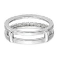 thumbnail image 4 of 14K White Gold Ring Band Wedding Diamond, Lab Grown Round, Size 9, 4 of 7