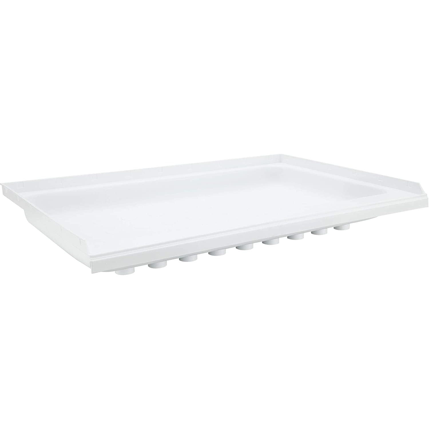 RV Shower Pan 40" x 24" x 5" Center Drain in White RV Shower Base