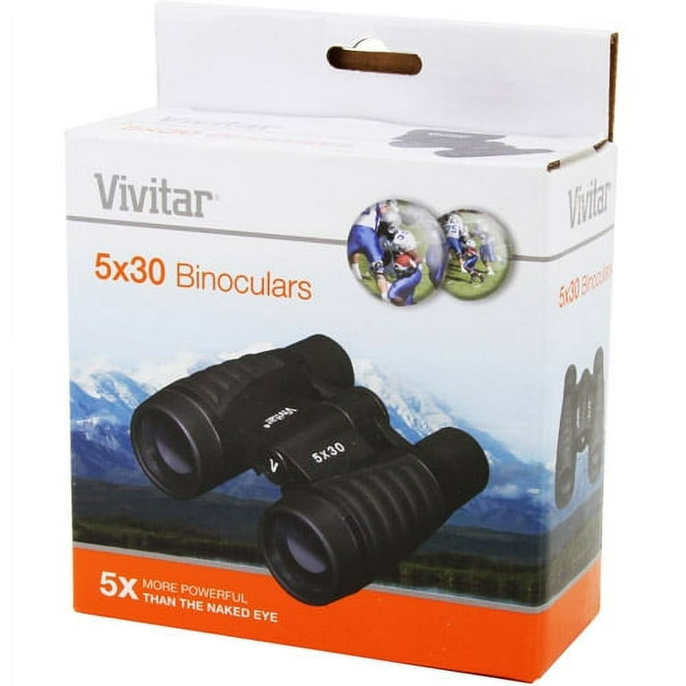Vivitar Classic Series 5x30 Roof Prism Binoculars Black