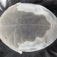 thumbnail image 3 of Hair Replacement System Toupee for Men Human Hair Prosthesis Hair Units Mono Combine with Behind PU Hair pieces, 3 of 5