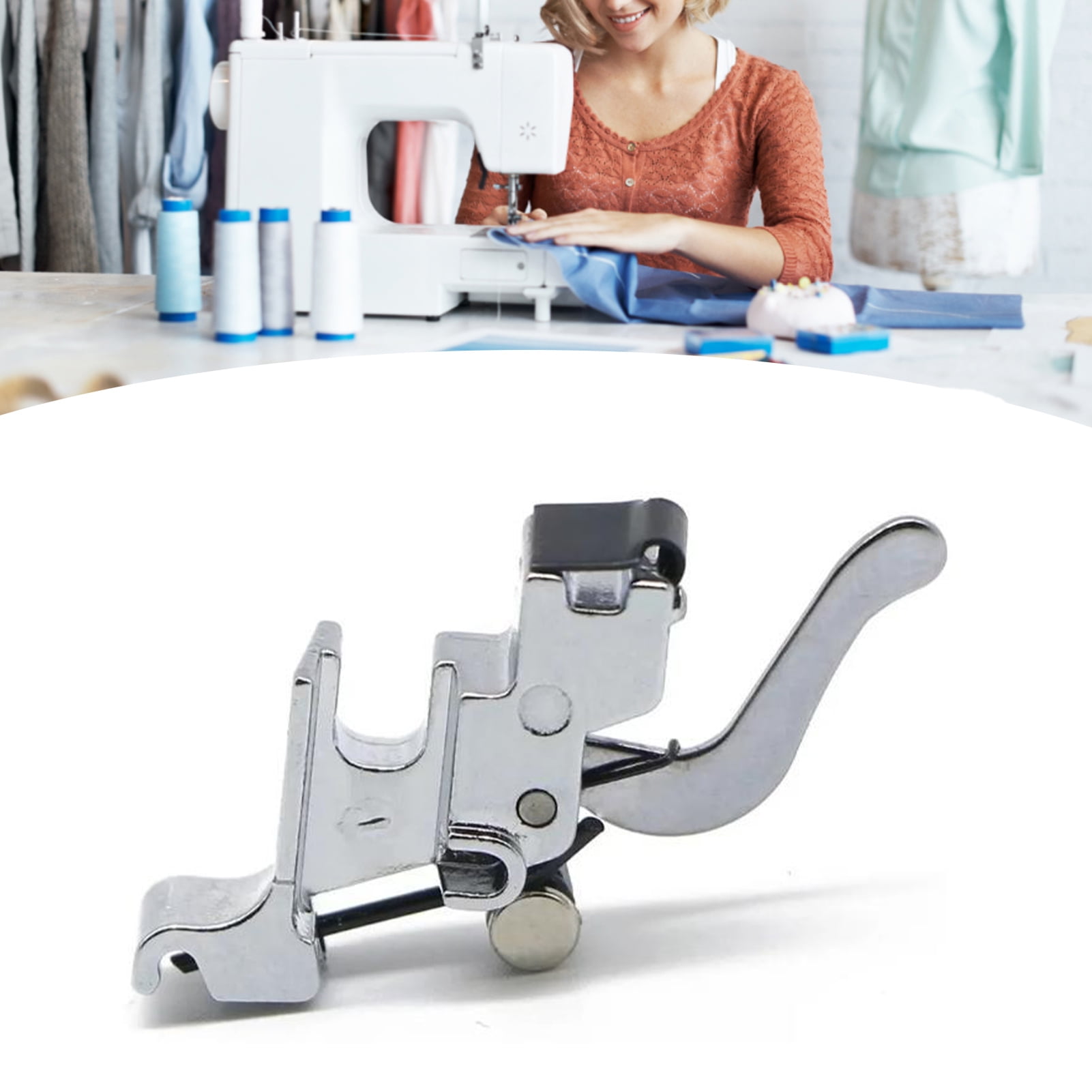 HElectQRIN Presser Foot Shank,Presser Foot Stand Adapter,Snap On Shank