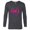 Charcoal Heather, variant on Marvel Spider-Man: Across the Spider-Verse Spider-Gwen Icon - Long Sleeve T-Shirt for Men - Customized-Athletic Heather