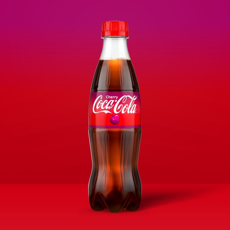 Coca-Cola Cherry Soda Pop Bottle, 12.9 fl oz - Walmart.com