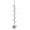 Silver With Star Prism, variant on 20.5in Crystal Suncatcher Gazing Ball Spiral Tail,Wind Spinner Sun Catcher with Octagonal Beads,Sun Catchers Window Hanging for Outdoor Garden Decor