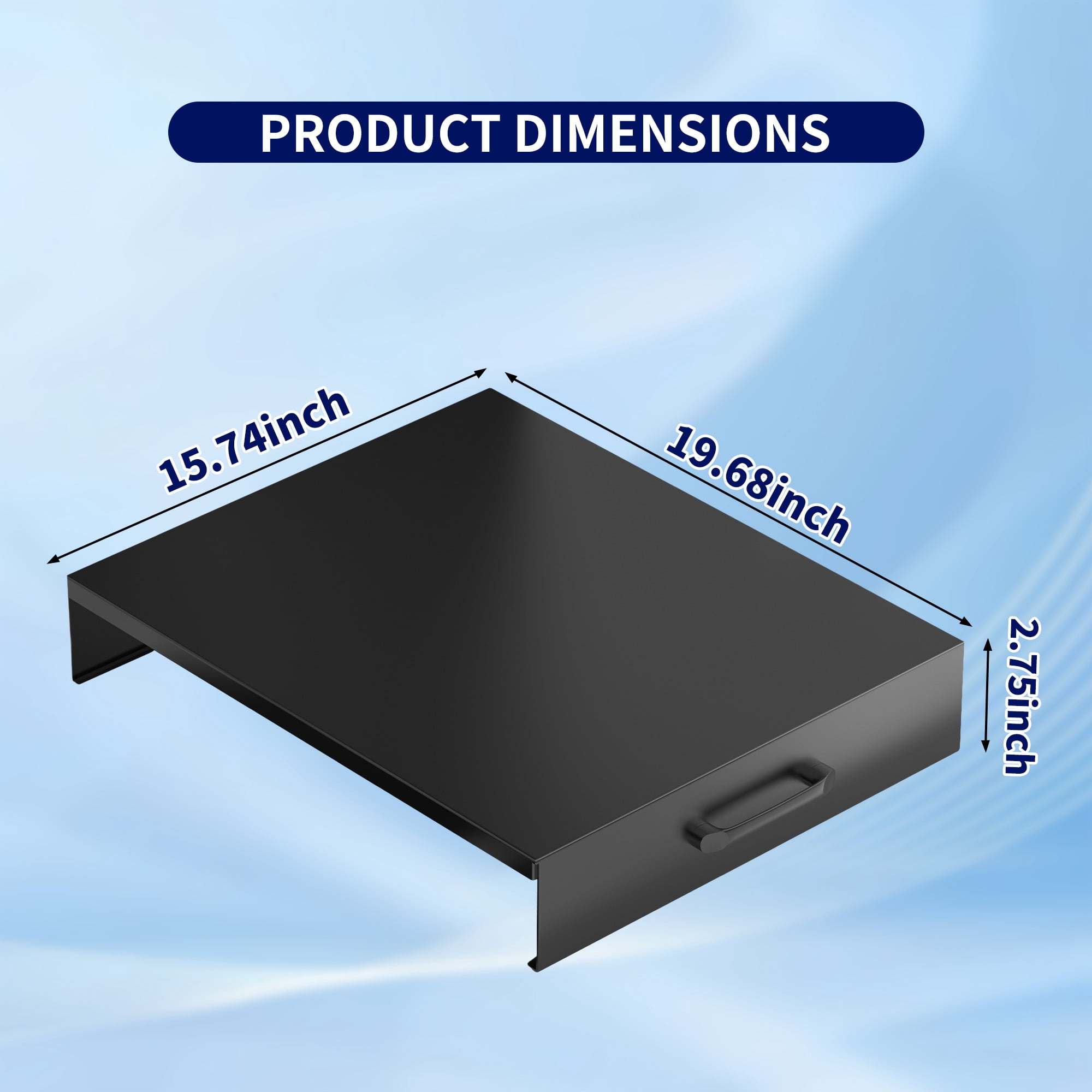 HI-REEKE Gas Stove Cover Board for Gas Stove Top Stainless Steel Stove Top Cover Kitchen 15.8" x 19.7"