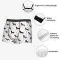 thumbnail image 6 of Bingfone Dachshund Dog Men's Underwear - Casual Stretch Boxer Briefs-Small, 6 of 7
