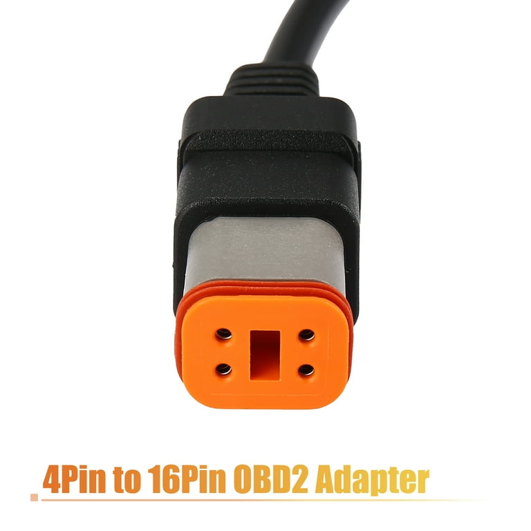 Cavo Diagnostico OBD2 A 4 Pin Per Moto - Adattatore Per Scanner Professionale - Compatibile Con Yamaha, TMAX, MT, R1, R6 E Altri - 2