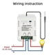 thumbnail image 1 of Thermostat Graffiti WIFI Smart Temperature On/Off Switch Timing RF433 Remote Control Remote Voice Alexa Controller B, 1 of 5