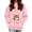 Pink_#06, variant on Sewkxo Cat Pouch Hoodie Pet Carrier Hoodies Women Oversized Kangaroo Pocket Lightweight Sweatshirts,White S