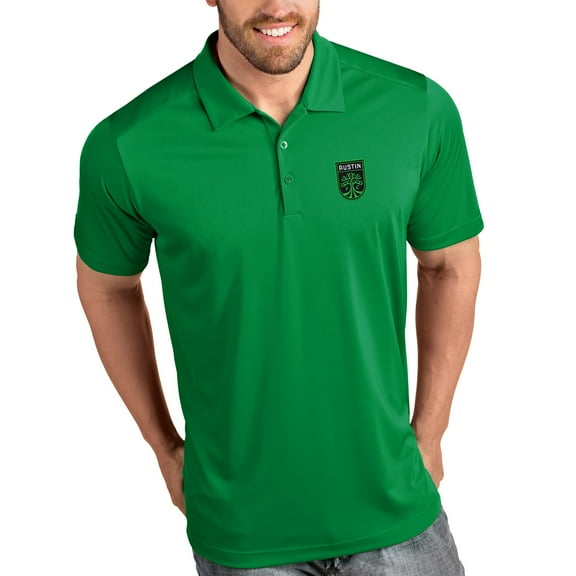 Men's Antigua Green Austin FC Tribute Polo