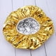 thumbnail image 2 of 6pcs desechables peluquería casquillo de papel de aluminio impermeable elástico baño capuchas gorro de ducha de oro, 2 of 5