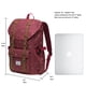 thumbnail image 2 of Mochila para portátil KAUKKO EP5-13-Maroon 15,6 pulgadas, 2 of 5