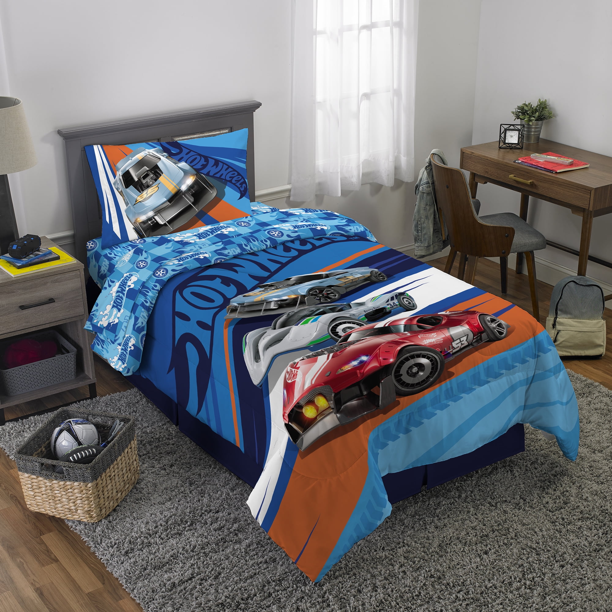 Hot wheels twin comforter hotsell