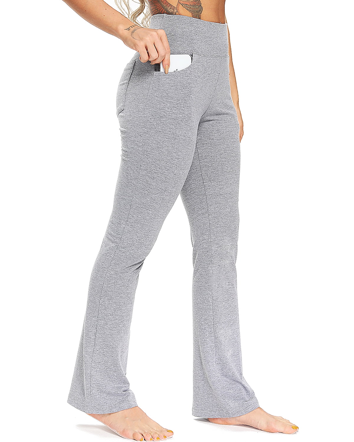 bootcut yoga pants with pockets