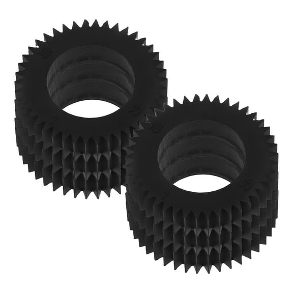 IDEANATEGRATE Cash Counter Machine Supply 6Pcs Black Plastic Round Wheel for Money Counting Machine Part Bank Use