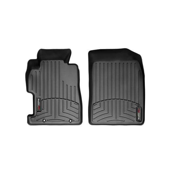 WeatherTech Custom Fit FloorLiners compatible with Honda Civic Si, Civic - 1st Row (Driver & Passenger), Black