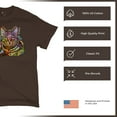 thumbnail image 4 of Tee Hunt Dean Russo Cute Cat T-Shirt First We Steal Your Heart Pet Men's Tee, Brown, 4X-Large, 4 of 5