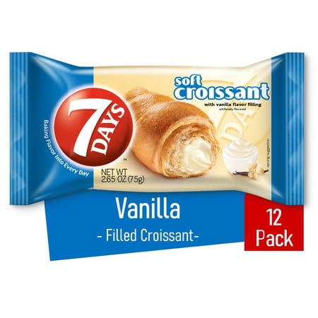7Days Soft Croissant Vanilla (Pack of 12) 7Days Soft Croissant Vanilla (Pack of 12)