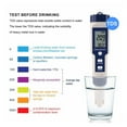 thumbnail image 2 of 5 in 1 Multifunctional Water Quality Testing Meter Portable Digital PH/Salinity/Temp/TDS/EC Meter Water Salinity Tester, 2 of 7