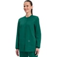 thumbnail image 6 of Cherokee Women's Snap Front Scrub Jacket with 3 Pockets and Knit Cuff - WW340, 6 of 10